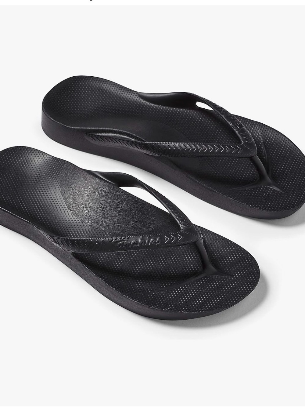 NWT Archies black flip flops